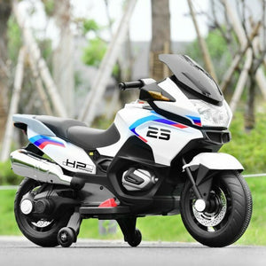 12V Kids Electric Ride-On Motorcycle with Training Wheels, Lights, and Music Trend Times 3