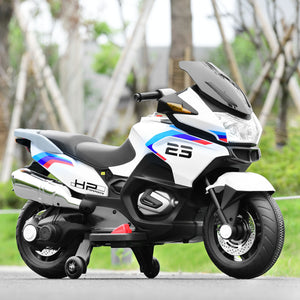 12V Kids Electric Ride-On Motorcycle with Training Wheels, Lights, and Music Trend Times 2