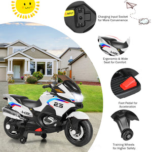 12V Kids Electric Ride-On Motorcycle with Training Wheels, Lights, and Music Trend Times 9