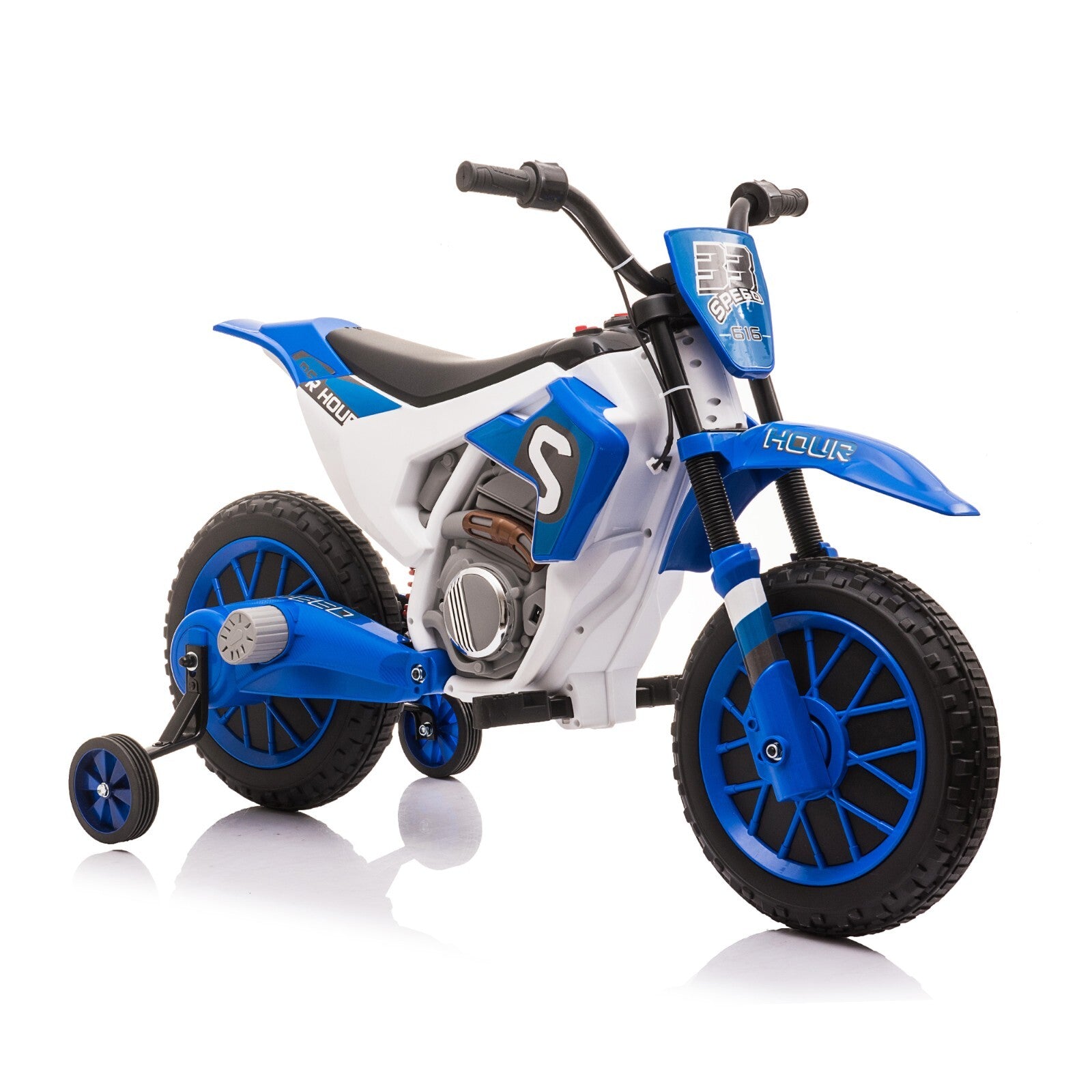 12V Kids Electric Ride-On Motorcycle with Dual 35W Motors and 2 Speeds Trend Times 1