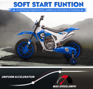 12V Kids Electric Ride-On Motorcycle with Dual 35W Motors and 2 Speeds Trend Times 11
