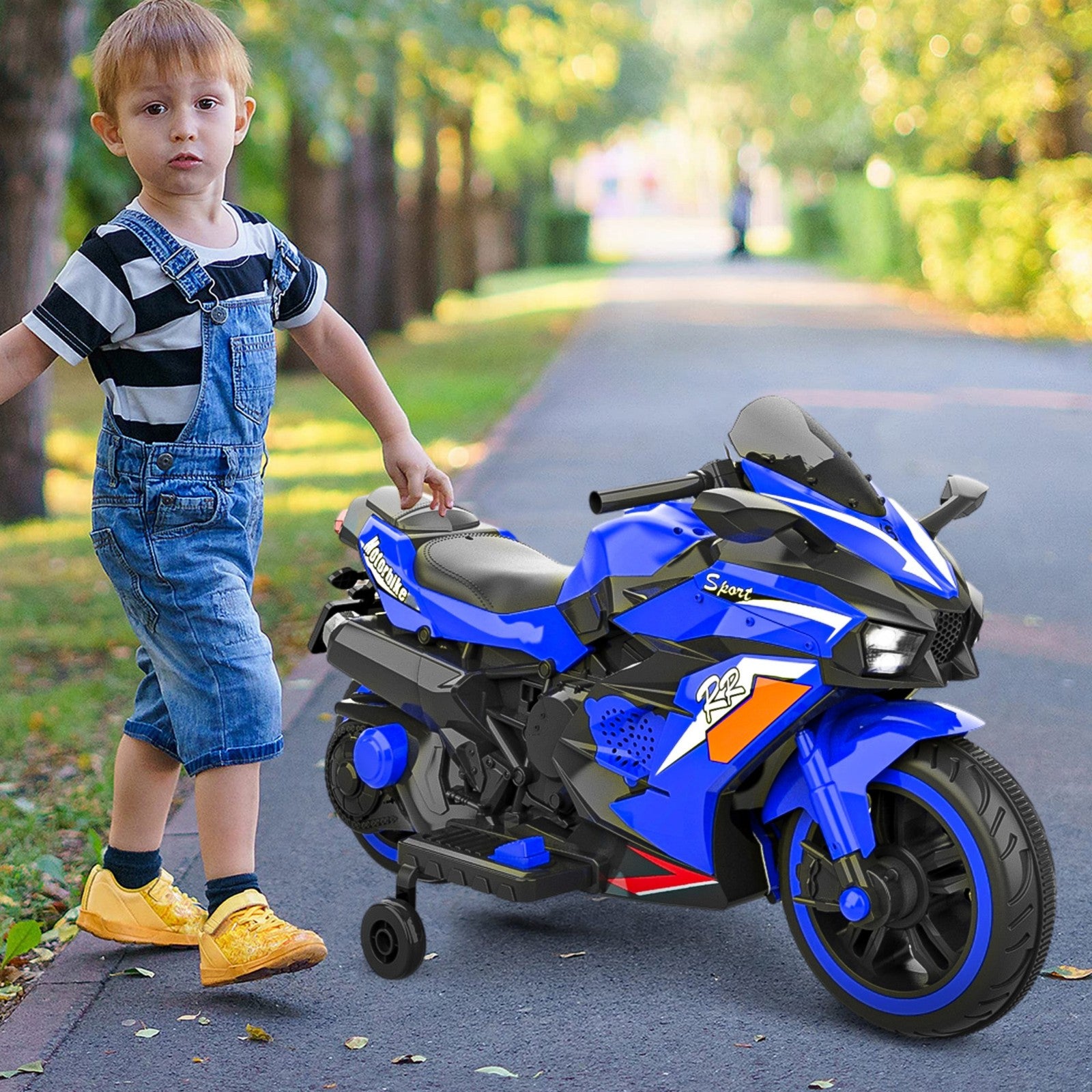 12V Battery-Powered Electric Ride-On Dirt Bike Motorcycle for Kids Trend Times 1