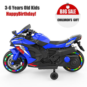 12V Battery-Powered Electric Ride-On Dirt Bike Motorcycle for Kids Trend Times 5