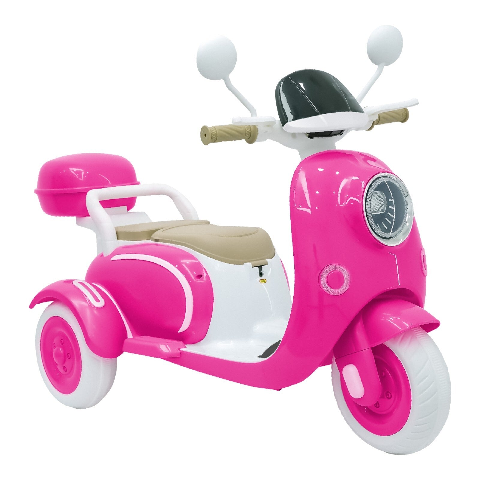 12V Electric Ride-On Motorcycle for Girls with Battery and LED Lights Trend Times 0
