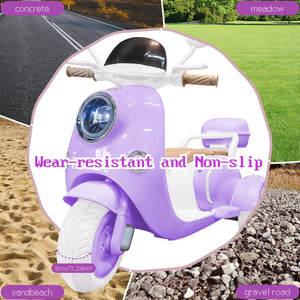 12V Electric Ride-On Motorcycle for Girls with LED Lights and MP3 Player Trend Times 4