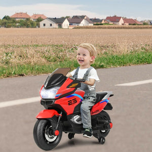 12V Electric Ride-On Motorcycle for Toddlers with Training Wheels Trend Times 1