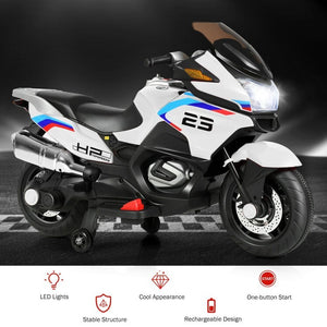 12V Electric Ride-On Motorcycle for Toddlers with Training Wheels Trend Times 7