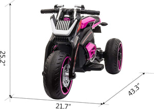 12V Electric 3-Wheel Ride-On Trike Motorcycle for Kids and Boys Trend Times 2