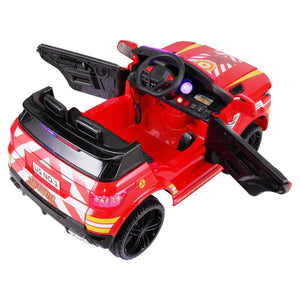 12V Battery-Powered Kids Ride-On Police Car with Remote Control 4-Wheeler Truck Trend Times 11