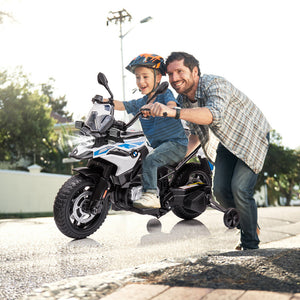 12V Kids Ride-On Police Motorcycle with 2 Speeds, EVA Tires, Storage Boxes, and Lights Trend Times 6