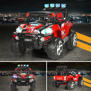 12V Kids Electric Ride-On SUV Car with Remote Control and LED Lights Trend Times 4