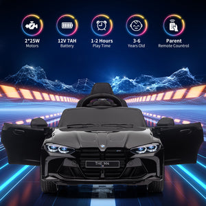12V Kids Licensed BMW M4 Electric Ride-On Car with Remote Control Trend Times 4