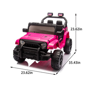 12V Kids Electric Ride-On Jeep Car with Battery, Remote Control, and LED Lights Trend Times 1