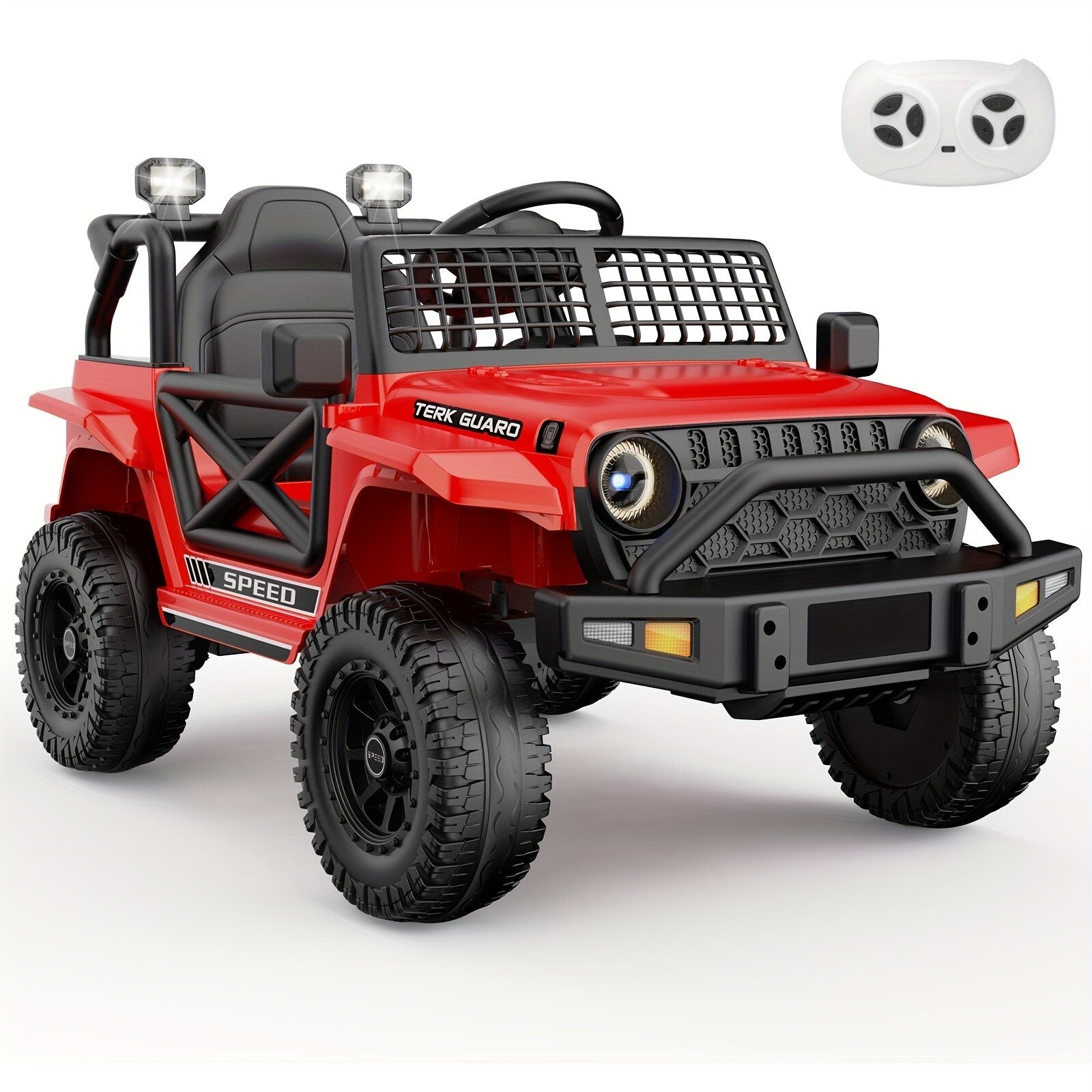 12V Kids Electric Ride-On Jeep Car with Battery Power, Remote Control, and LED Lights Trend Times 1