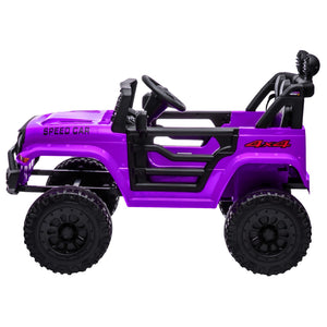 12V Electric Kids Ride-On Jeep Car with Power Wheels, 4mph Speed, LED Lights, and Parental Remote Control Trend Times 6