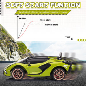 12V Kids Licensed Lamborghini SIAN Electric Ride-On Car with Remote Control Trend Times 8