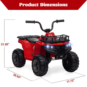 12V Battery-Powered Electric Ride-On Car for Kids with LED Lights Trend Times 3