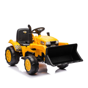 12V Electric Ride-On Kids Tractor Excavator with Battery, Remote Control, and Digging Handle Trend Times 12