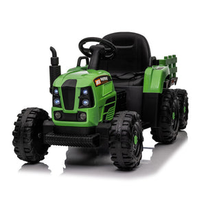 12V Battery-Powered Kids Ride-On Tractor with Trailer and Remote Control for Boys and Girls Trend Times 2
