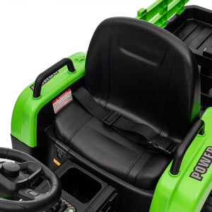 12V Battery-Powered Kids Ride-On Tractor with Trailer, Remote Control, and 3-Speed Settings Trend Times 18