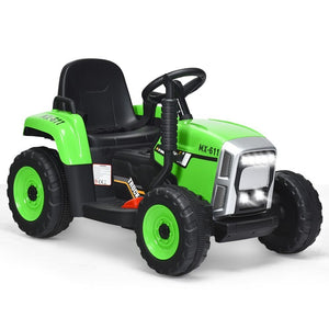 12V Kids Ride-On Tractor with Trailer, Ground Loader, RC Remote Control, and Lights Trend Times 9