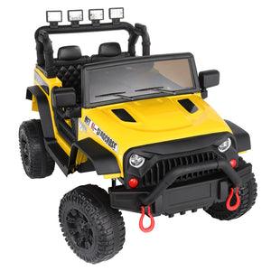 12V Kids Electric Ride-On Jeep Truck Car 1-Seater with Remote Control Toy Vehicle Trend Times 12