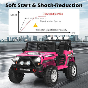 12V Electric 2-Seater Kids Ride-On Jeep Truck with Remote Control Trend Times 6