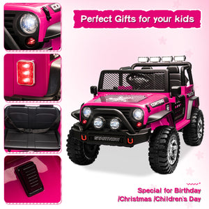 12V Electric 2-Seater Kids Ride-On Jeep Truck with Remote Control Trend Times 8
