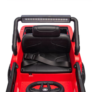 12V Electric Kids Ride-On Jeep Truck Toy with 6 Wheels and Remote Control, Red Trend Times 15