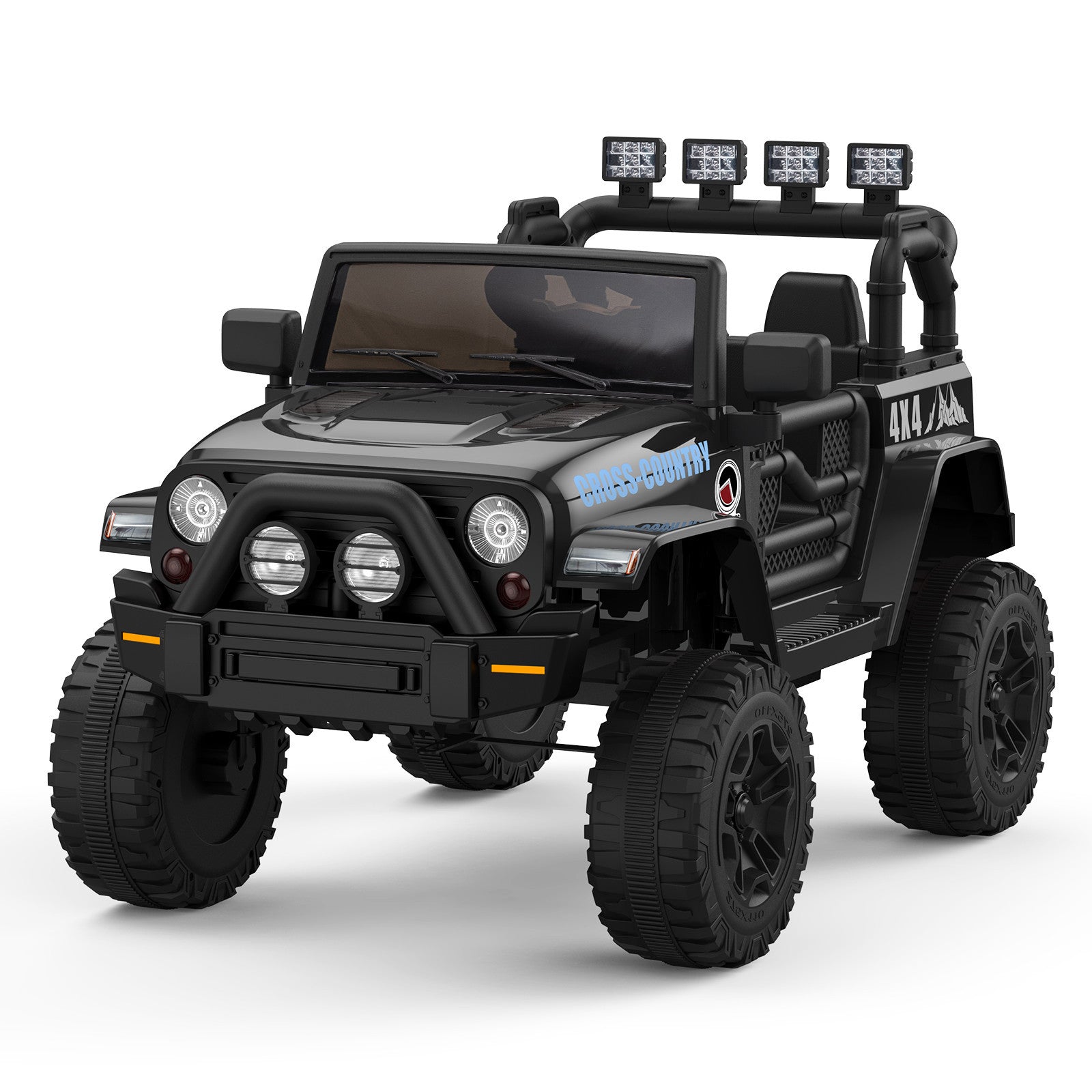12V Kids Ride-On Truck Car with 2 Speeds, Spring Suspension, Battery Power, and Remote Control Trend Times 1