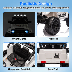 12V Kids Ride-On 2WD Battery-Powered Truck Car with Remote Control Trend Times 18