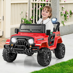 12V Kids Ride-On Truck Car with 3-Speed Driving, Remote Control, and Steering Wheel Trend Times 1