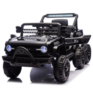 12V Kids Electric Ride-On Truck with 6 Wheels, Music, and Remote Control Trend Times 10