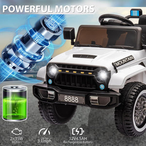12V Battery-Powered Electric Ride-On Truck Car Toy for Kids Boys and Girls Trend Times 2