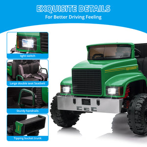 12V Battery-Powered Kids Electric Ride-On Truck Car with Remote Control Trend Times 7
