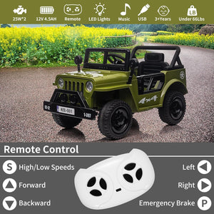 12V Electric Ride-On Truck Car for Kids with Remote Control and LED Lights Trend Times 7