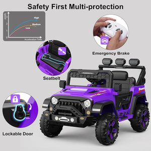 12V Kids Electric Ride-On Truck with Parent Remote Control Trend Times 14