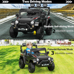 12V Kids Electric Ride-On Truck with Parent Remote Control Trend Times 3