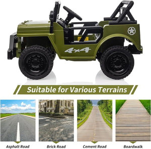 12V Kids Ride-On Truck Car Toy with Remote Control for Children Trend Times 4