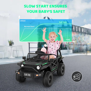 12V Kids Ride-On Electric Truck Car with 2.4G Remote Control and 3 Speed Settings Trend Times 11