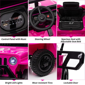 12V Electric Kids Ride-On Truck Car with Remote Control Toy Trend Times 17