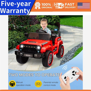 12V Kids Ride-On Truck Car with Remote Control, Music, LED Lights, and Horn Trend Times Variant 0