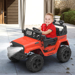 12V Kids Ride-On Truck Car with Remote Control, Spring Suspension, LED Lights, and Bluetooth Trend Times 2