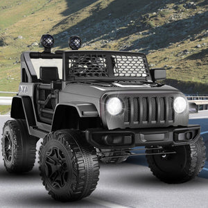 12V Kids Electric Ride-On Truck with Music, LED Lights, Remote Control, 3 Speeds, AUX and USB Ports Trend Times 3