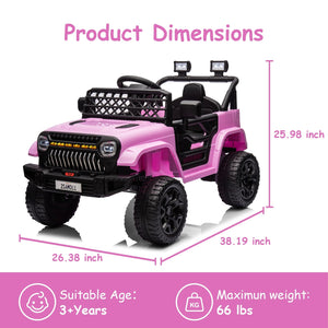 12V Electric Kids Ride-On Truck Toy with 2.4G Remote Control for Boys and Girls Trend Times 3