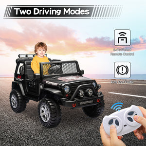12V Kids Electric Ride-On Jeep Truck Toy Car 2-Seater with Remote Control Trend Times 8