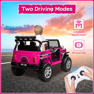 12V Kids Electric Ride-On Jeep Truck with Remote Control Toy Car Trend Times 4