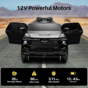 12V Kids Electric Ride-On Truck Licensed Chevrolet Silverado with Remote Control Toy Trend Times 21