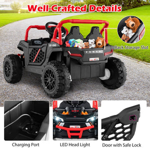 12V Kids Ride-On Truck with Parental Remote Control and 3-Speed Forward & Reverse Functions Trend Times 4