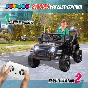 12V Battery-Powered Kids Ride-On Truck with Remote Control and 4 Wheels Trend Times 2